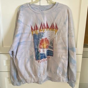 Urban outfitters Def Leppard crew neck